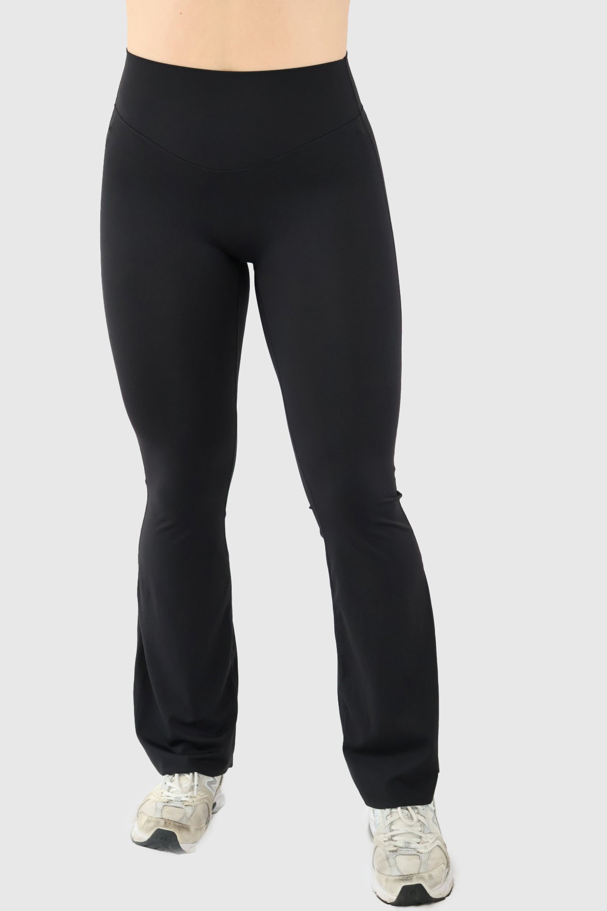 High Rise Flared Legging - Black