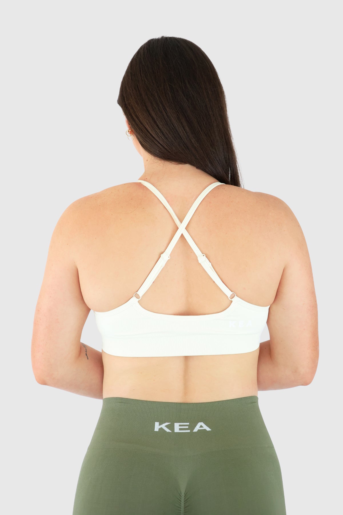 Seamless Sports Bra - White