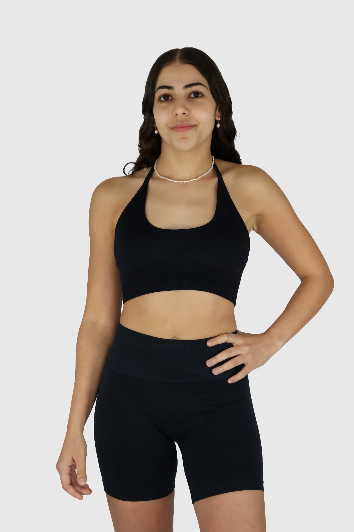 Seamless Sports Bra - Black